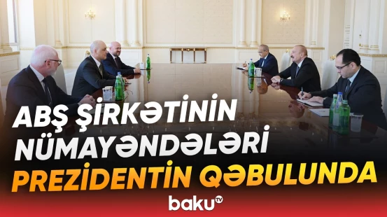 İlham Əliyev "John Deere" şirkətinin nümayəndə heyətini qəbul etdi - Baku TV