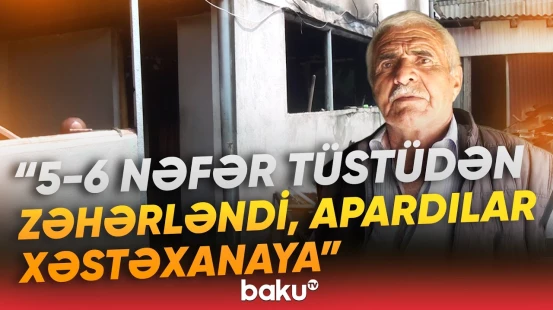 Tovuzda ikimərtəbəli evdə yanğın | Kömək etmək istəyən qonşular zəhərləndi - Baku TV