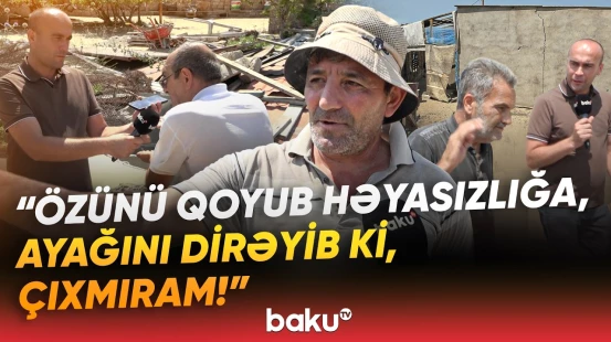 "Allah haqqı, ürək ağrısına salmısan bizi!" | Kürdəxanıda qalmaqal | "Sizə nə dəxli var?!" - Baku TV