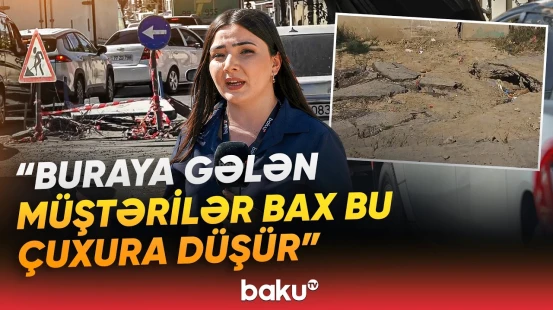 Biləcəri sakinlərini bezdirən məsələ | Həyat üçün təhlükəli yol niyə təmir edilmir? - Baku TV
