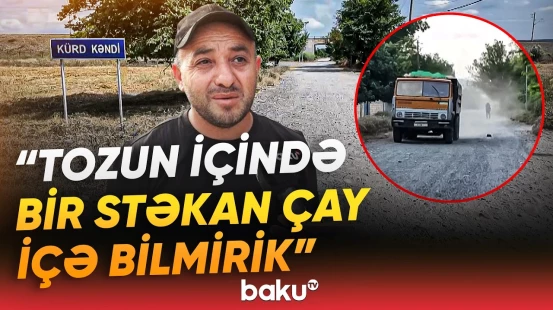 "Hamısı uşaqların başına dəyir" | Sakinlərin səbri tükəndi | "Yayda tozdan qırılırıq" - Baku TV