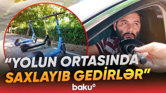 Skuterdən istifadə edənlərin yaratdığı təhlükə | Ekspertlər məsələyə necə yanaşdı? - Baku TV