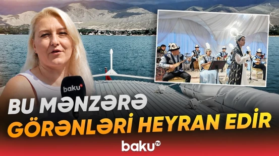 Qırğızıstanın turizm incisi İssık-Kul əsrarəngiz mənzərəsi ilə görənləri valeh edir - Baku TV