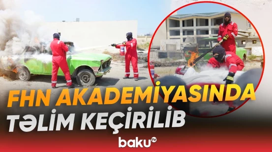 FHN-in təşkil etdiyi təlimdə marşalların hazırlığı və bacarıqları yoxlanılıb - Baku TV