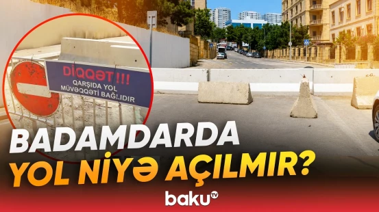 Badamdarda yol problemi sakinləri çıxılmaz vəziyyətə salıb - Baku TV