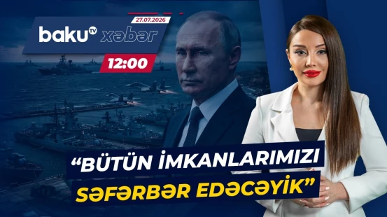 Putin sərt danışdı: Kalininqrada yönələn təhdid cavabsız qalmayacaq - Baku TV CANLI