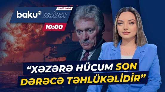 Xəzərdə gəminin vurulmasına Rusiyadan sərt reaksiya - Baku TV CANLI