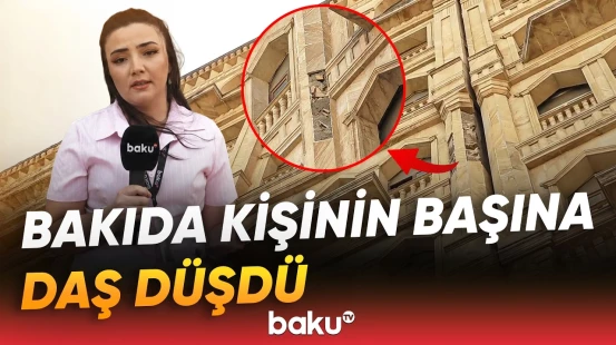Külək 35 yaşlı kişini xəstəxanalıq etdi | Baku TV hadisə yerində - Baku TV