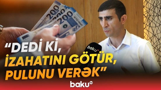 İşdən əsassız çıxarıldığını deyən vətəndaşdan qalmaqallı iddia - Baku TV