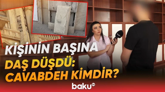 "O halda ciddi təhlükə yaranar ki..." | Bakıda başına daş düşən kişi indi nə haldadır? - Baku TV