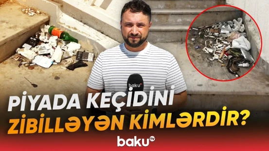 Baxımsız vəziyyətdə olan keçid Buzovna sakinlərini təngə gətirdi - Baku TV