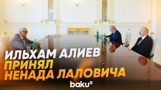 Президент Ильхам Алиев принял президента Объединенного мира борьбы - Baku TV | RU