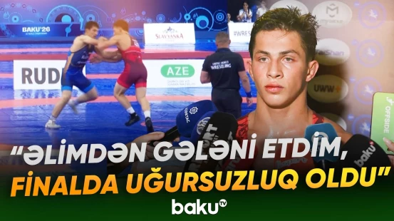 İdmançımız İsfahan Həsənov dünya çempionatında gümüş medal qazanıb - Baku TV