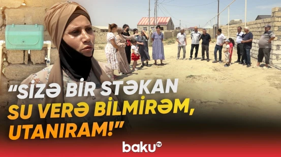 "Quran haqqı, qonşudan borc almışam" | Sakinlər özündən çıxdı | "Evdə çimə də bilmirik" - Baku TV