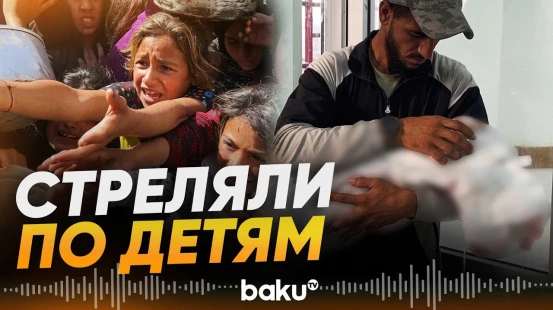 Пугающая статистика по жертвам среди детей в Газе - Baku TV | RU