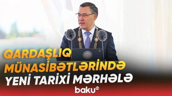 Japarov Azərbaycan-Qırğızıstan münasibətlərindən danışdı - Baku TV