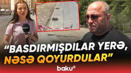 "Əlil arabaları yolun ortası ilə gedə bilmir" | Xətaidə piyada səkisi zəbt olunub? - Baku TV