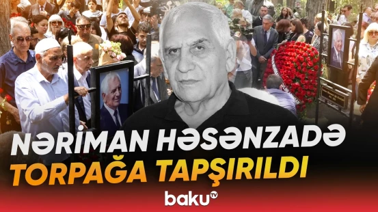 Mərhum Xalq şairi I Fəxri xiyabanda son mənzilə yola salındı - Baku TV