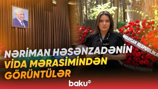 Yaxınları Xalq şairini son mənzilə belə yola saldı - Baku TV