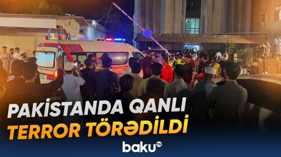 Pakistanda kamikadze hücumu | Terrorçu polis bölməsinin qarşısında... - Baku TV