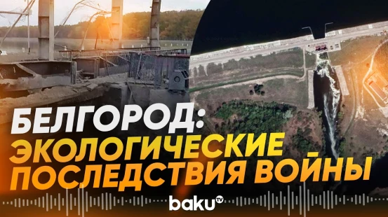 Белгородское водохранилище обмелело после атак Украины - Baku TV | RU