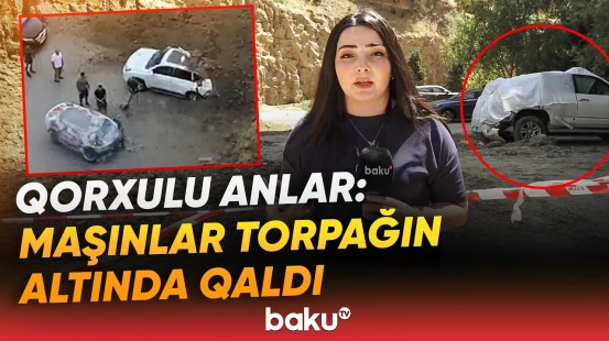 Bakıda eyni yerdə ikinci dəhşət | Torpaq sürüşməsi olan ərazidə niyə tədbir görülməyib? - Baku TV