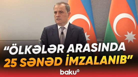 Ceyhun Bayramov Azərbaycan-İsveçrə arasında iqtisadi əməkdaşlıqdan danışdı - Baku TV