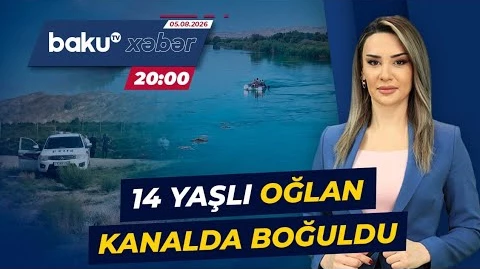 Mingəçevirdə kanal can aldı | Yeniyetmə boğularaq həyatından oldu - Baku TV CANLI