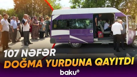 Qarabağa növbəti köç | Sakinlərə evlərinin açarları təqdim olundu - Baku TV