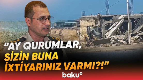 "Gəlib gördüm ki, evimi vurub dağıdırlar" | Vətəndaşın evi qanunsuz sökülüb? - Baku TV