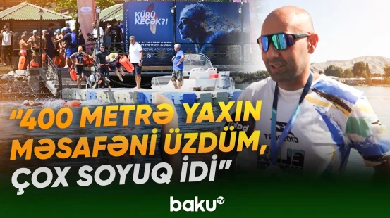 Mingəçevirdəki yarışa qatılan jurnalist Ayaz Mirzəyevdən Baku TV-yə açıqlama - Baku TV