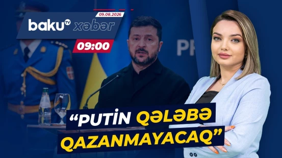 Ukrayna Donbasdan geri çəkilməyəcək | Volodimir Zelenski - Baku TV CANLI