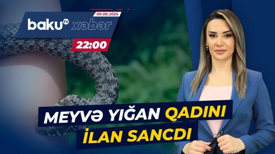 Qaxda bədbəxt hadisə | 47 yaşlı qadını ilan sancıb - Baku TV CANLI
