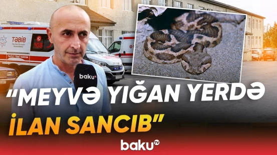 "Çalışırıq ki, Bakıya göndərək" | Ağyazıda qadını qəfildən ilan sancıb - Baku TV