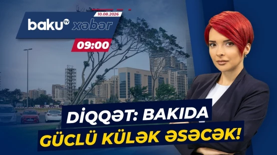 Külək, yağış, şimşək və dolu... | Sakinlərə hava barədə xəbərdarlıq - Baku TV CANLI