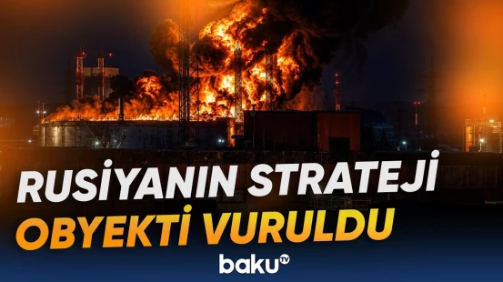 Ukrayna 2 min km uzaqlığa dron zərbəsi endirdi - Baku TV