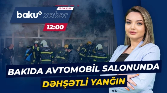Babək prospektində avtosalonu alov bürüdü | FHN-dən hadisə barədə təcili məlumat - Baku TV CANLI
