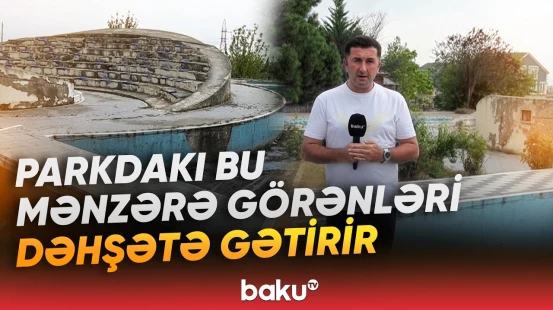 "Böyük narazılıq var" | Bu parkı görənlər gözlərinə inanmaq istəmir - Baku TV