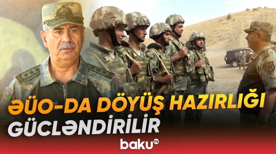 Hərbi hissələrdə xidmət və sosial şəraitə xüsusi diqqət göstərilir - Baku TV