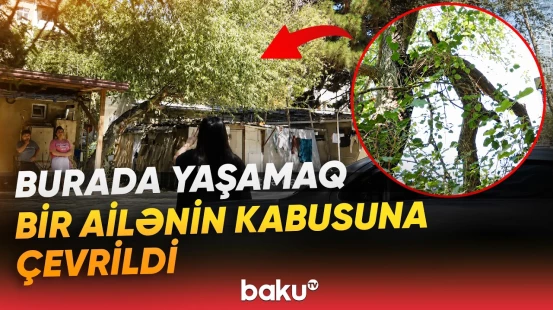 Qorxu içində qalan 4 uşaqlı ailə bu evdən görün niyə qaçmalı oldu - Baku TV