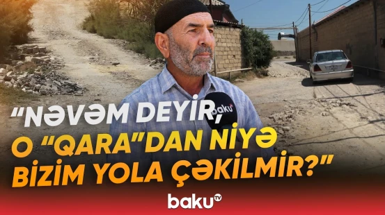 “Utanıram, gələnlərə qaloş aparırıq” | Sakinləri boğaza yığan problem niyə həll edilmir? - Baku TV
