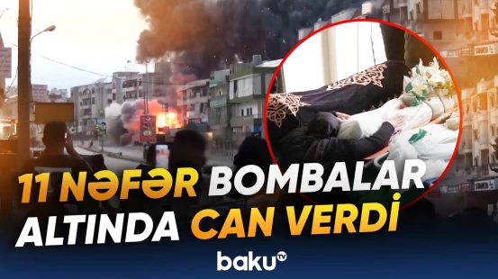 İsrail Ordusu Livanı bombardman etdi | Həlak olanlar var - Baku TV