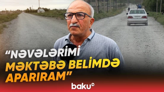 "Tibbi yardım deyir ki, xəstəni özünüz gətirin" | Ağdaşda illərdir dəyişməyən yol problemi - Baku TV