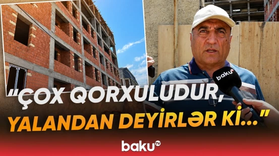 "Üçmərtəbəli bina tikəcəyik" dedilər, görün nə oldu | Sakinlər şikayət edir - Baku TV