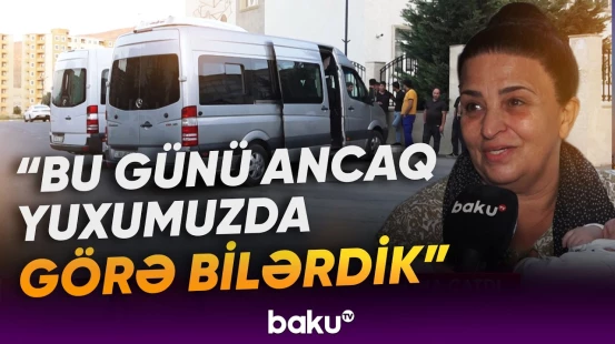 Yüzlərlə insan üçün yeni həyat başlayır | “Elə müsibət yaşamışdıq ki...” - Baku TV