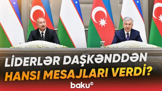 "Bu layihələrdən hər birinin öz dəyəri var" | Prezidentlər Daşkənddə bir arada - Baku TV