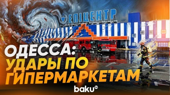 Удары ВС РФ по Одессе пришлись по гипермаркетам «Эпицентр» - Baku TV | RU