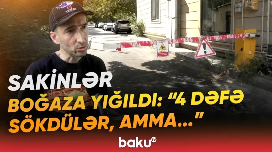 Yasamalda bu əraziyə girişi kimlər bağlayıb? - "Dəfələrlə şikayət etmişik, deyirlər ki..." - Baku TV