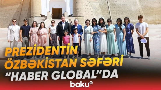 İlham Əliyev Buxarada maraqlı mərasimlə qarşılandı - Baku TV
