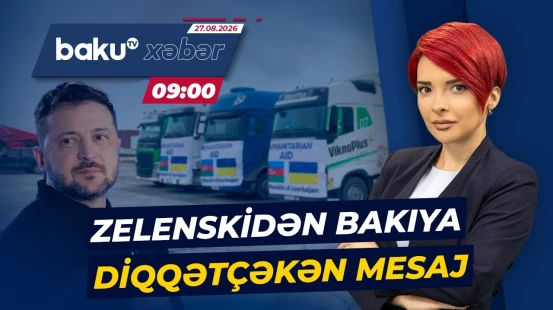Ukrayna Prezidentindən Azərbaycana minnətdarlıq - Baku TV CANLI